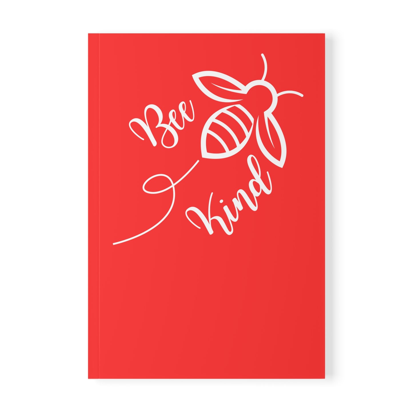 StarJam 'Bee Kind' - Softcover Notebook, A5, Red