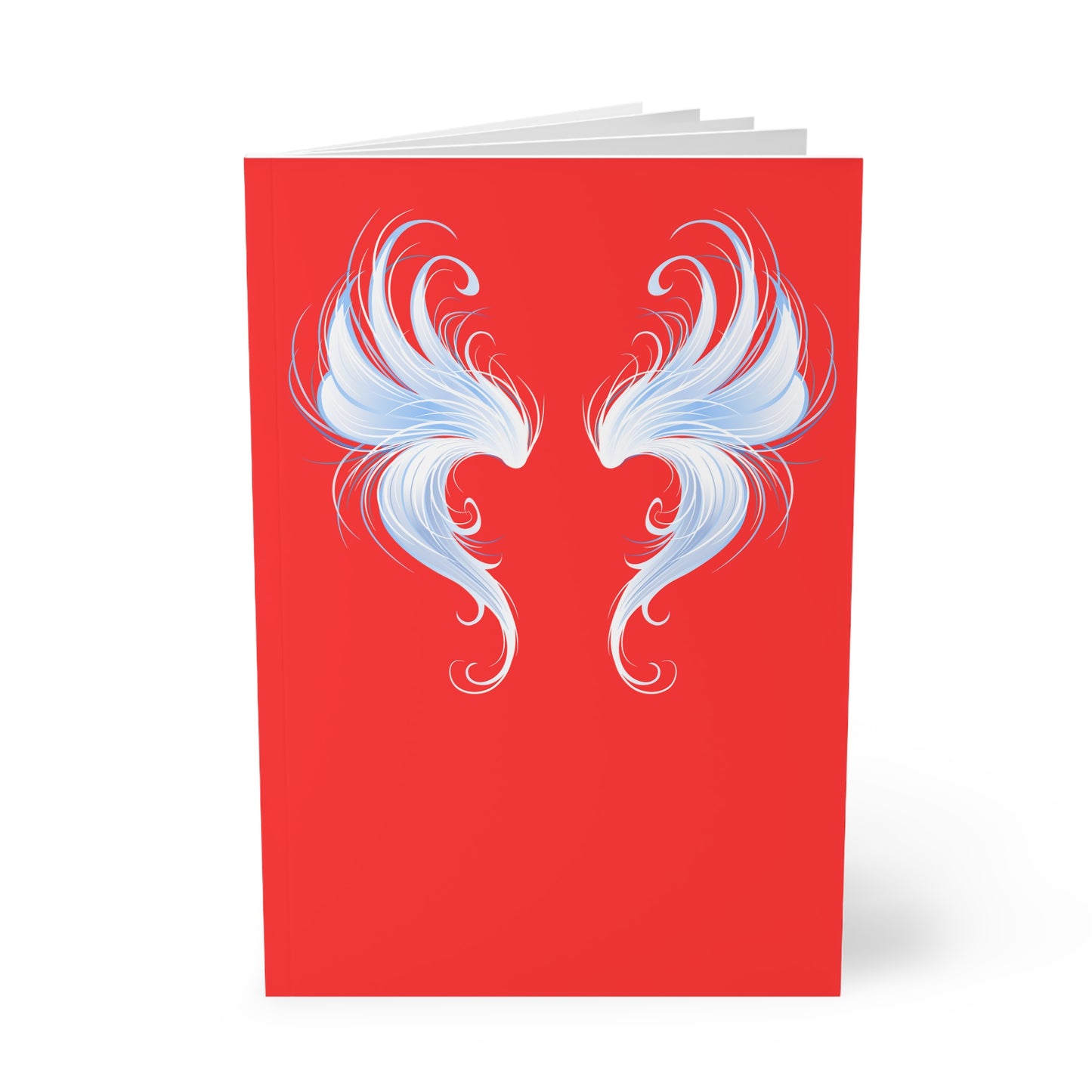 StarJam 'Angel Wings' - Softcover Notebook, A5, Red