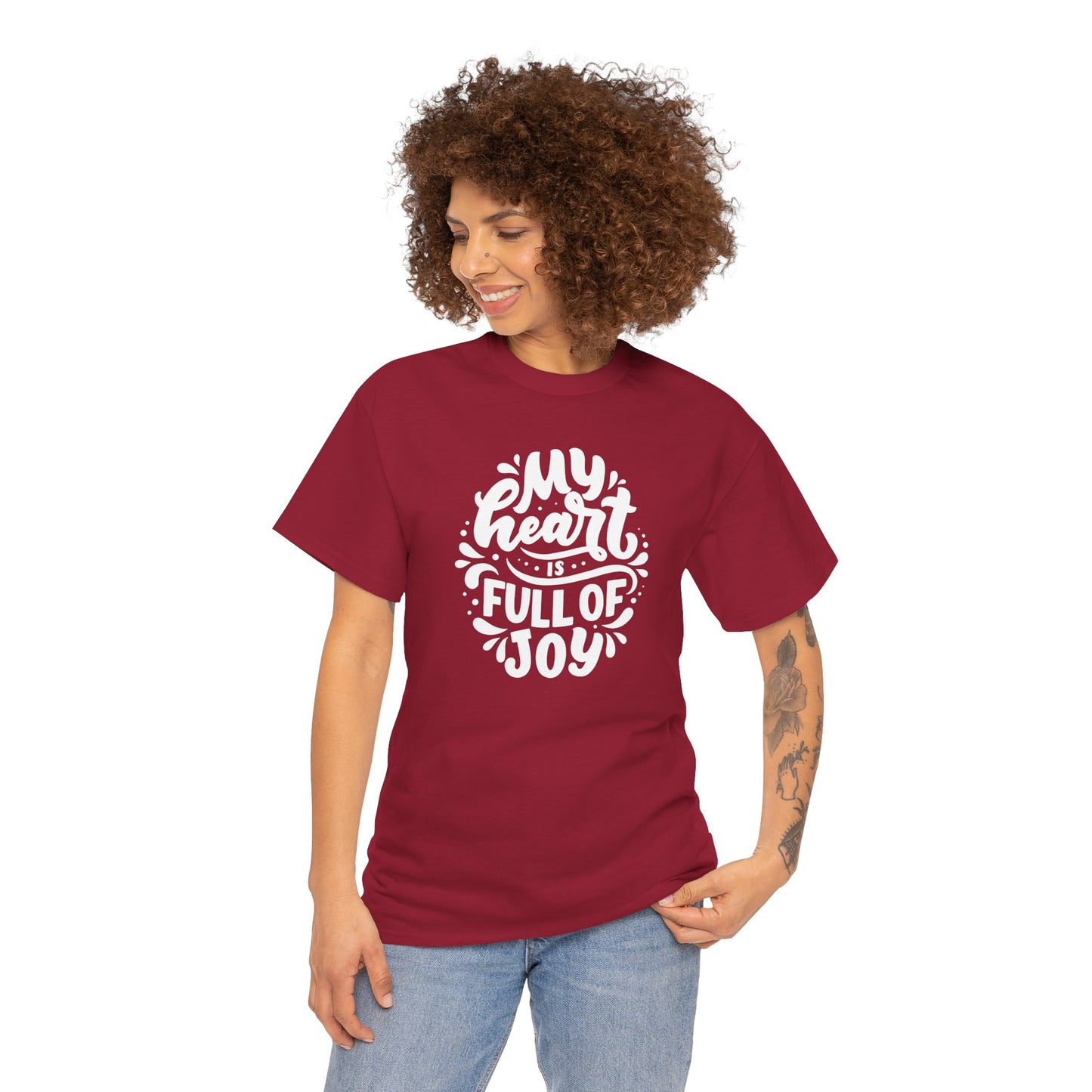 'My Heart Is Full Of Joy' Unisex Tee