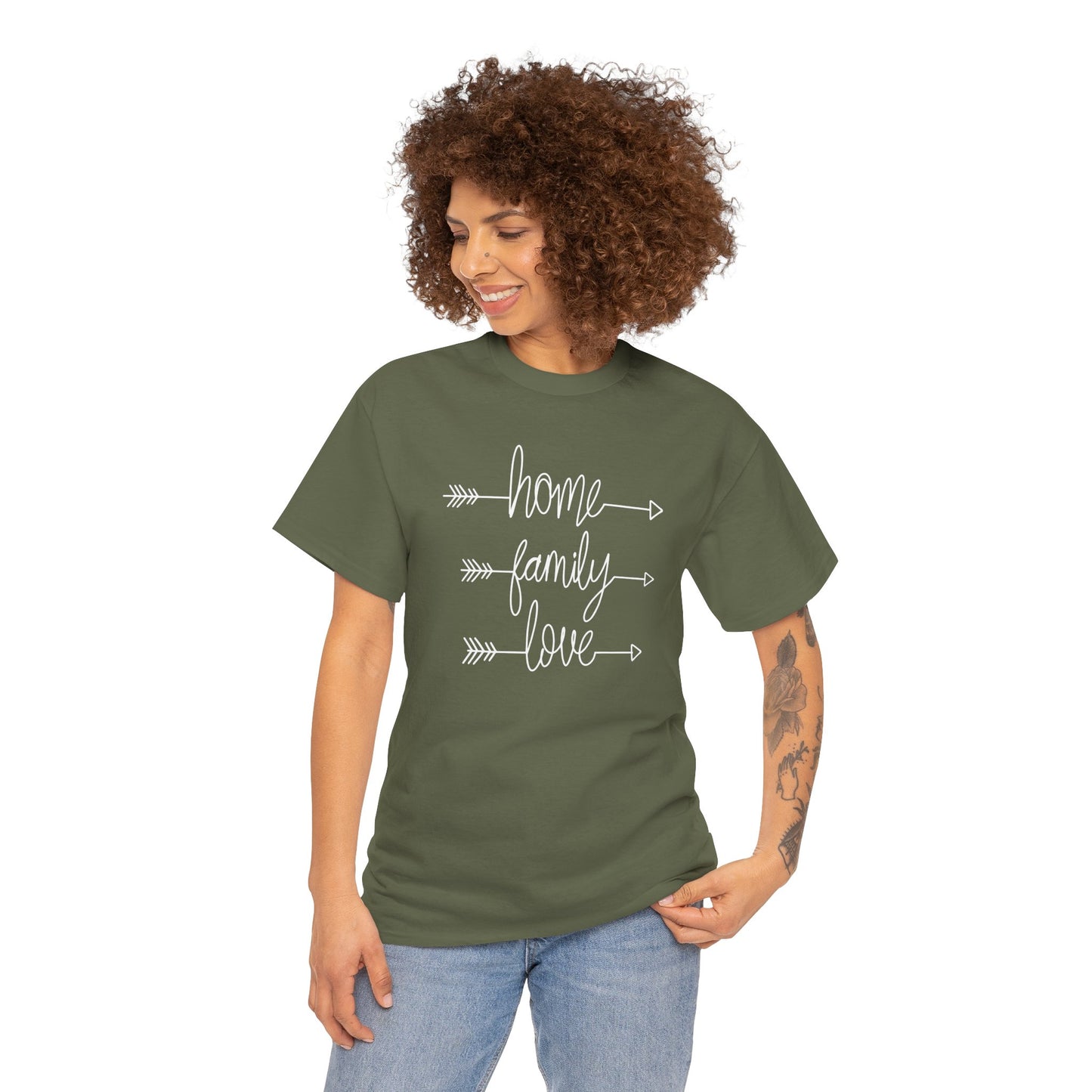 Home Family Love Motivational Tee