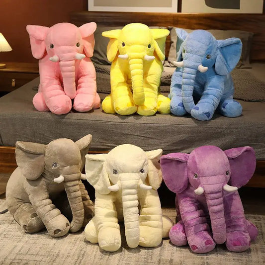 Animal Plush Elephant Pillow Pet – Soft Stuffed Pillow Toy for Kids XL (60cm)