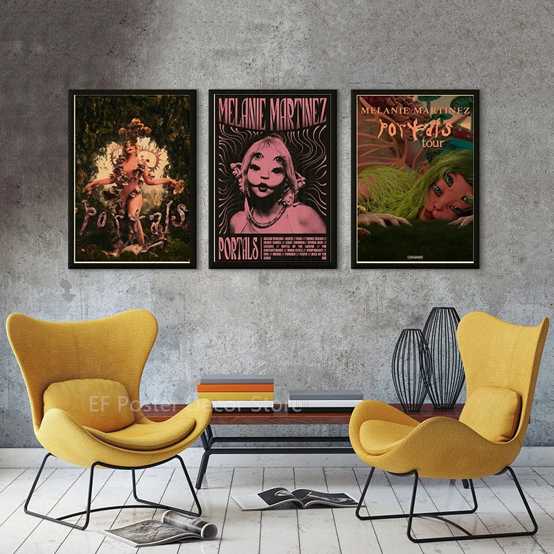 Vintage Singer Poster Retro Music Album Prints Melanie Martinez