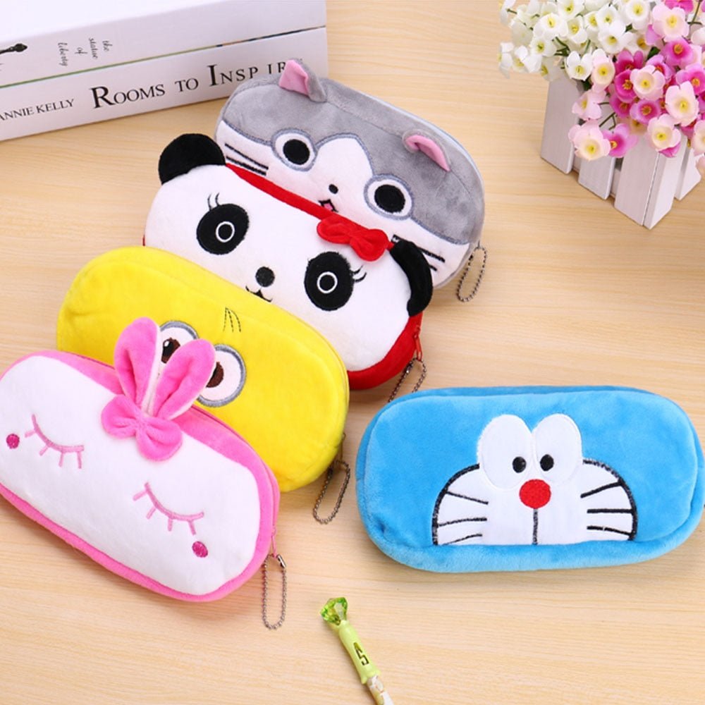 Coin Bag Plush Purse Wrist Coin Wallet Women Pouch Upgrade New Comfortble Soft Popular Cartoon Totoro Cute Wallet For Kids Girls - StarJam Gifts