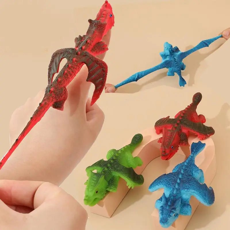 Dinosaur Finger Slingshot Funny Finger Dinosaur Toys Durable Slingshot Toy Flick Dinosaur Toys For Girls Kids Aged 3 - StarJam