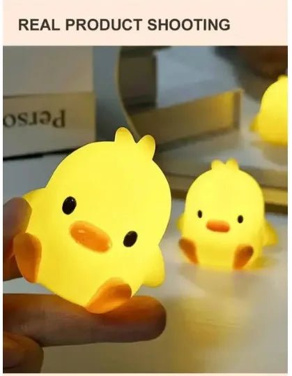 Duck Night Light Bedroom Decoration Cute Cartoon Animal Night Light Christmas Gifts For Kids Room Bedside Sleeping Lamp - StarJam
