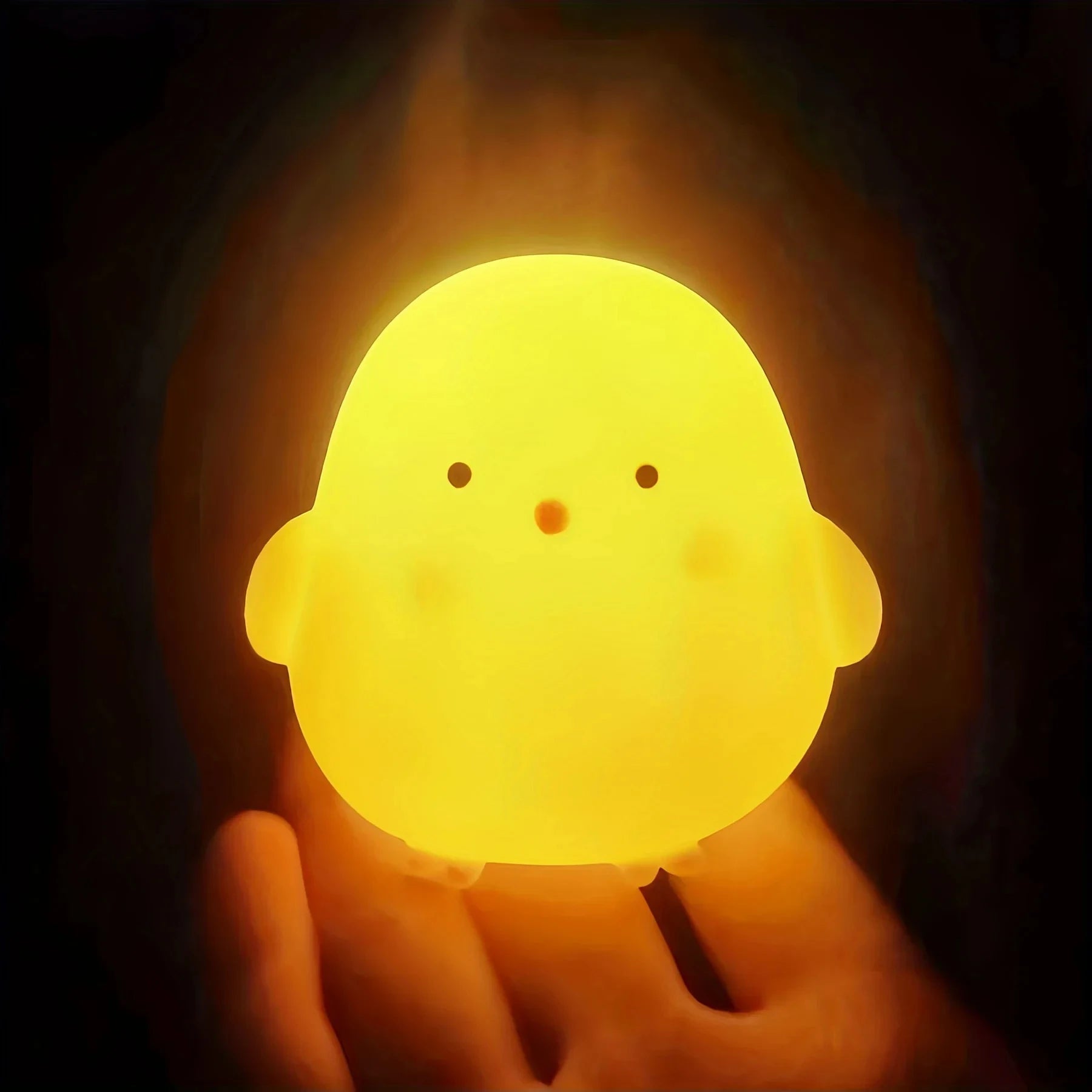 Duck Night Light Bedroom Decoration Cute Cartoon Animal Night Light Christmas Gifts For Kids Room Bedside Sleeping Lamp - StarJam