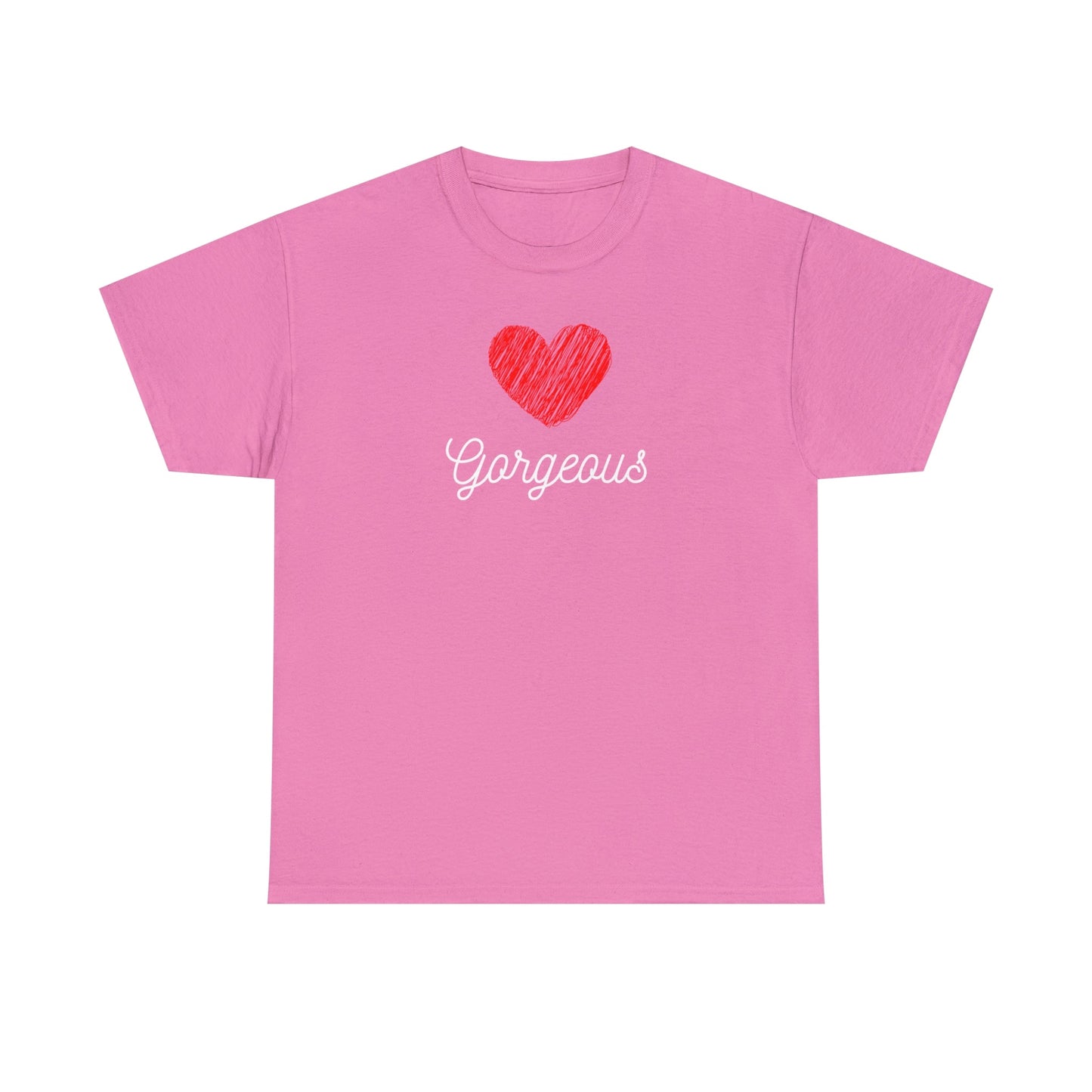 Gorgeous Heart, Love, Positivity, Romantic, Unisex Heavy Cotton Tee - StarJam T-Shirt