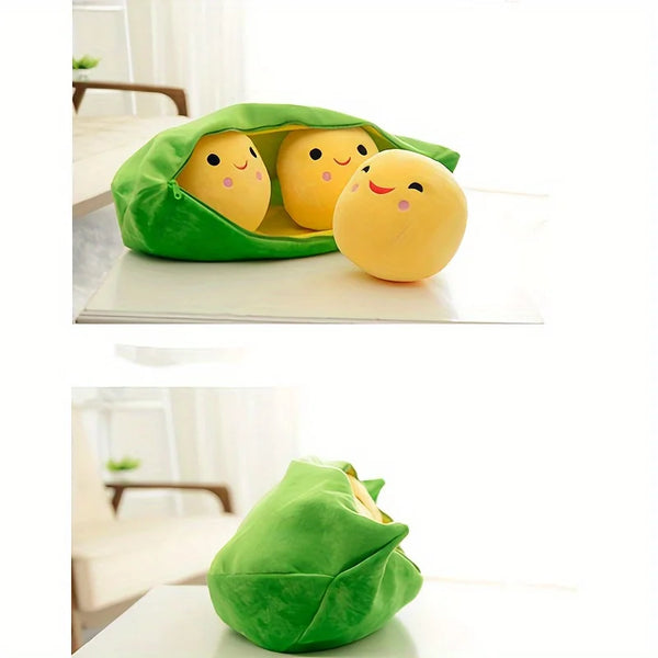 Squishy Peas In A Pod Plush Toy