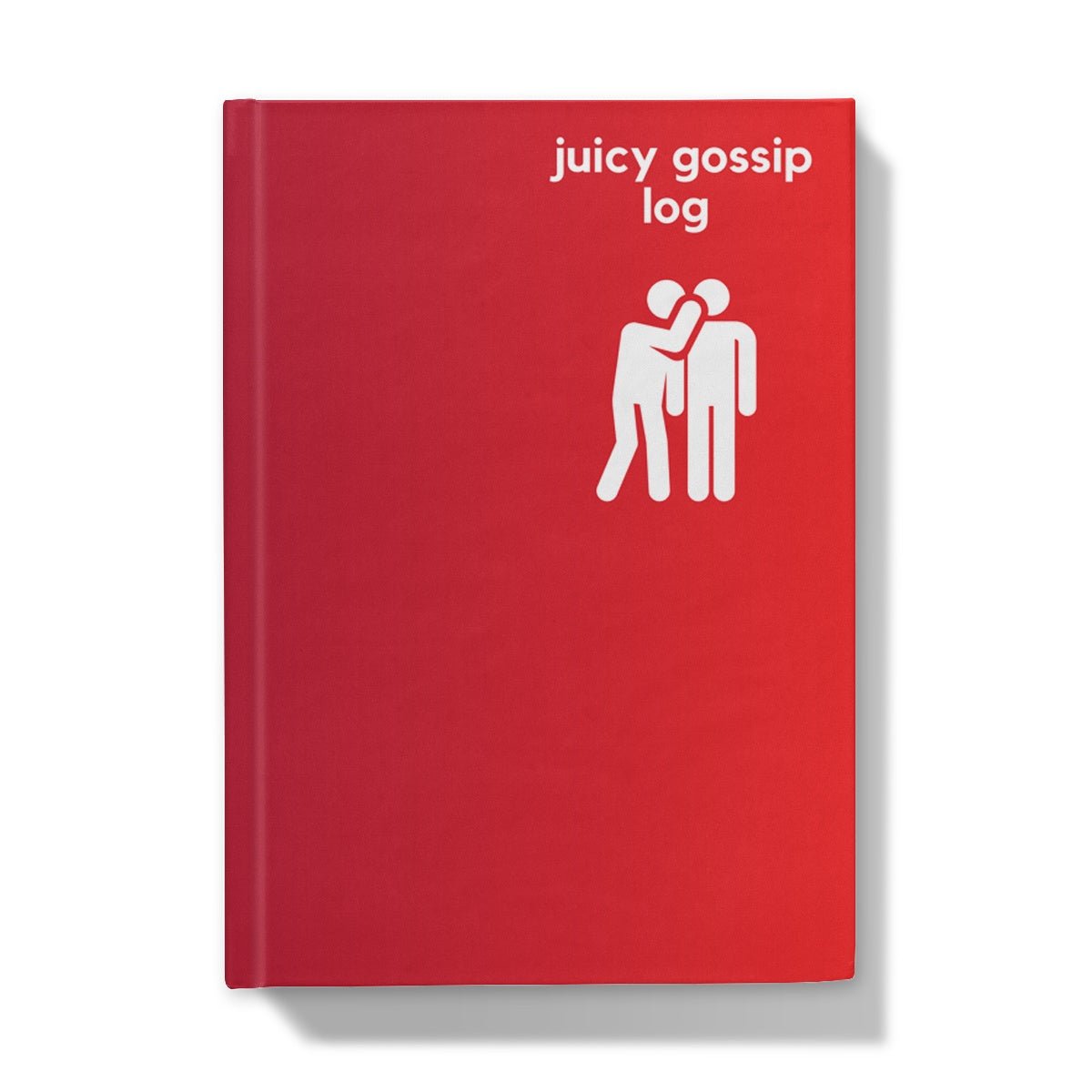 Juicy Gossip Log - Naughty Pads - Purple Red Hardback Journal - StarJam Stationery