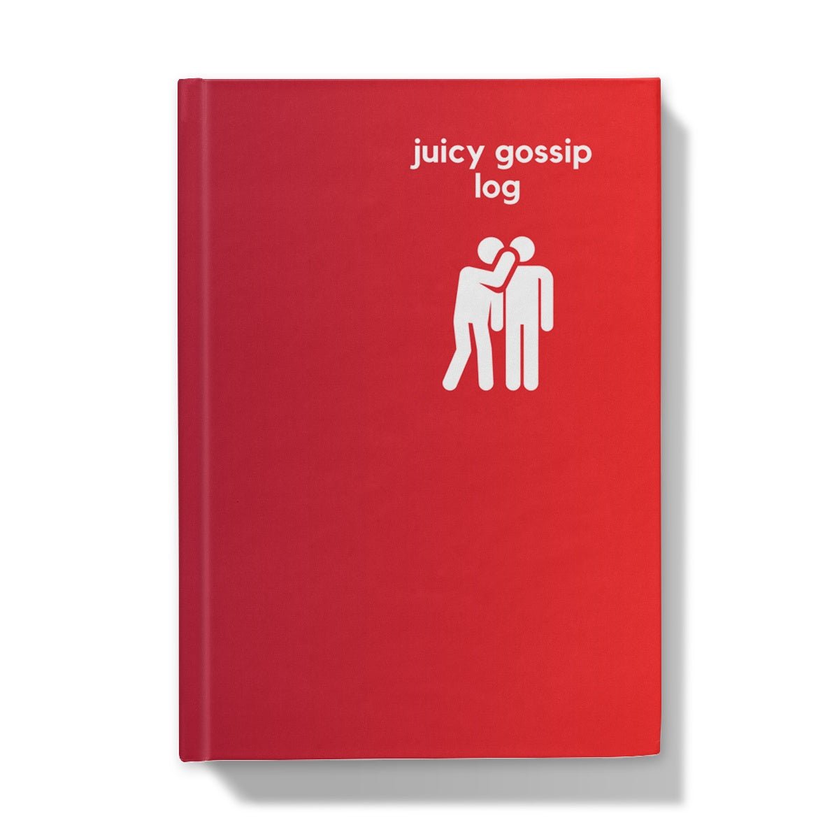 Juicy Gossip Log - Naughty Pads - Purple Red Hardback Journal - StarJam Stationery