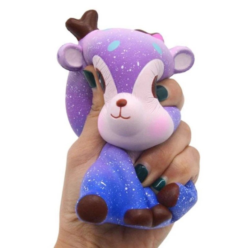 Kawaii Bear Biscuit Squeeze Squishy Jumbo Deer Unicorn Cat Slow Rising Cream Scented Stress Relieve Toys For Kid Baby - StarJam