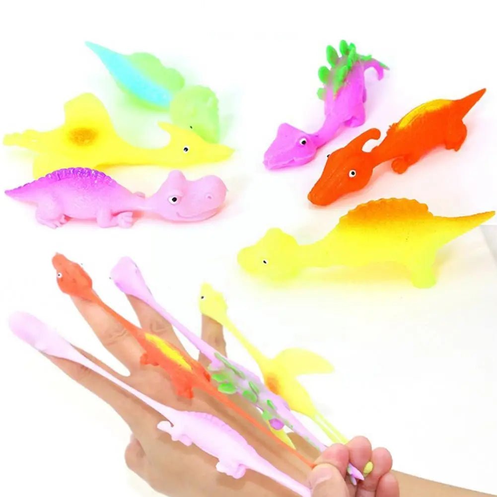 Mini Dinosaur Toy Catapult Launch Dinosaur Fun Tricky Chick Practice Elastic Chicken Finger Slingshot Decompression Toys Fl G2t0 - StarJam
