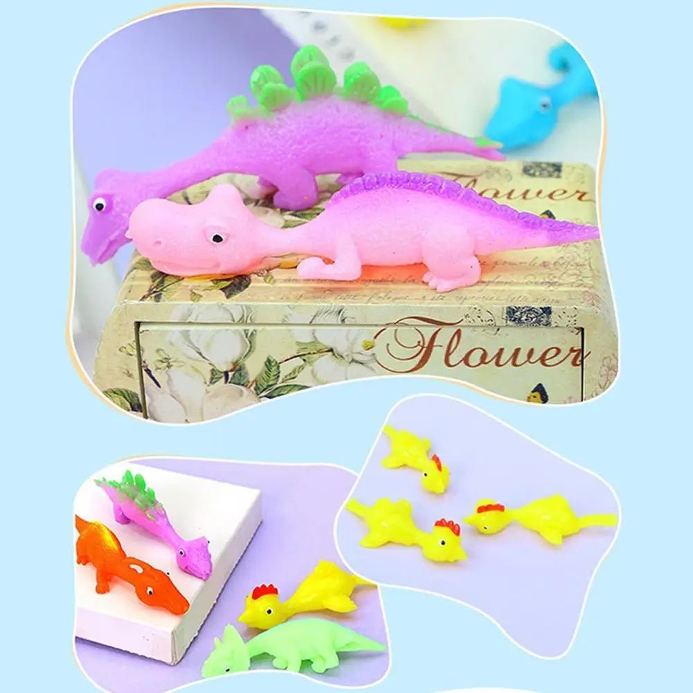 Mini Dinosaur Toy Catapult Launch Dinosaur Fun Tricky Chick Practice Elastic Chicken Finger Slingshot Decompression Toys Fl G2t0 - StarJam