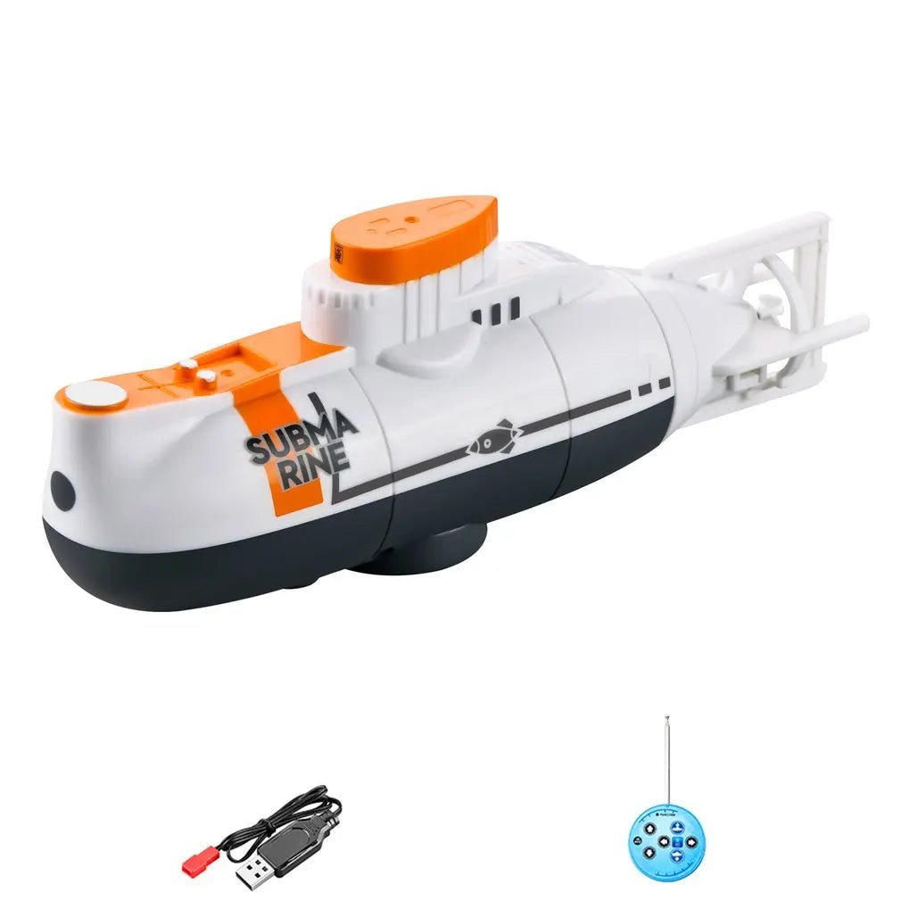 Mini Rc Submarine 0.1m/s Speed Remote Control Boat Waterproof Diving Toy Simulation Model Gift For Kids Boys Girls New Year Gift - StarJam
