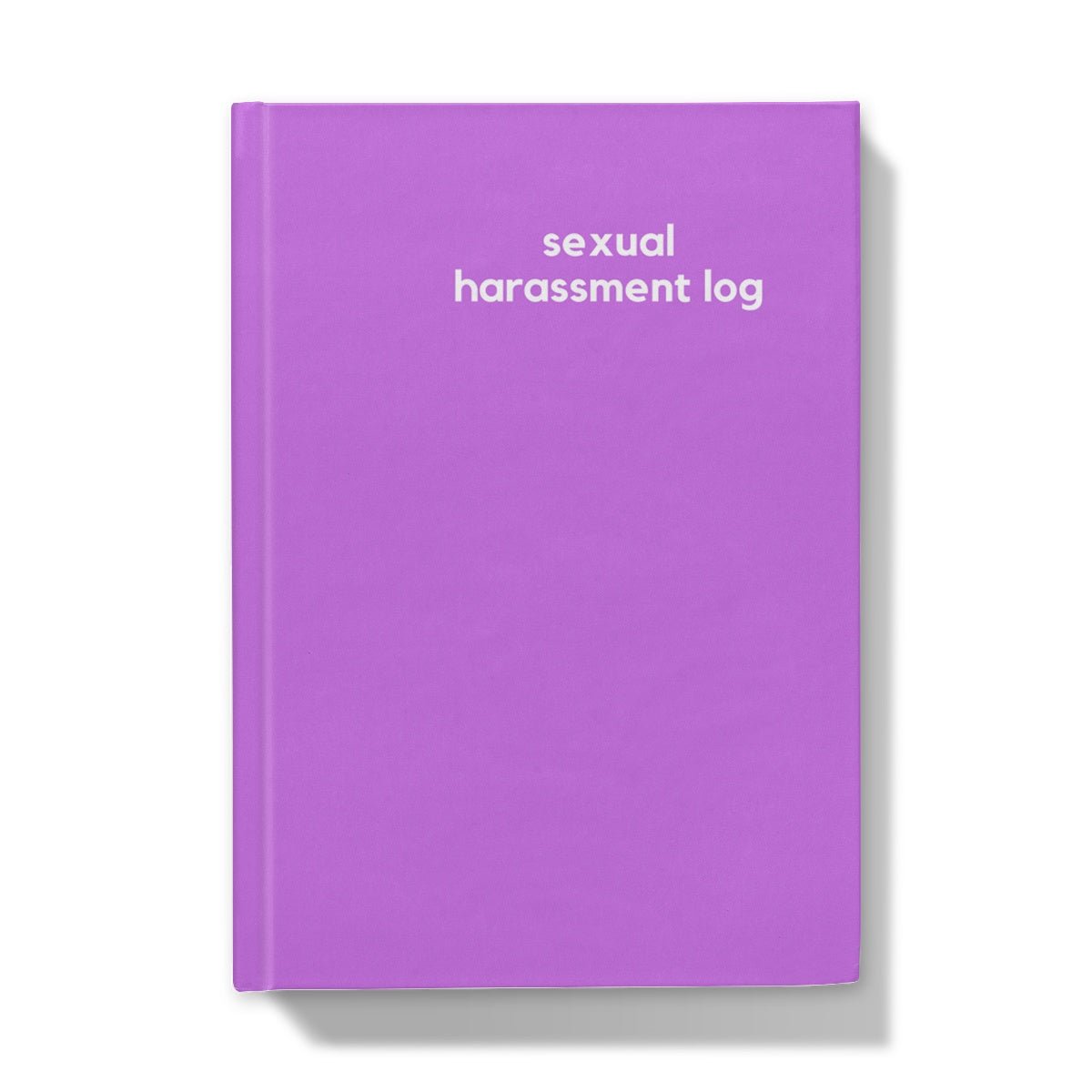 Sexual Harassment Log - Naughty Pad - Purple Hardback Journal - StarJam Stationery