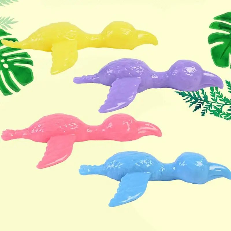 Sling Shot Flamingo Catapult Toy Catapult Tpr Slingshot Flamingo Kid Toys Funny Slingshot Flamingo Finger Flamingo Finger - StarJam