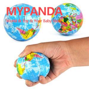 Stress Relief World Map Foam Ball Atlas Globe Palm Ball Planet Earth Ball Adult Kids Novelty Funny Gadgets Anti Stress Toys - StarJam Gifts