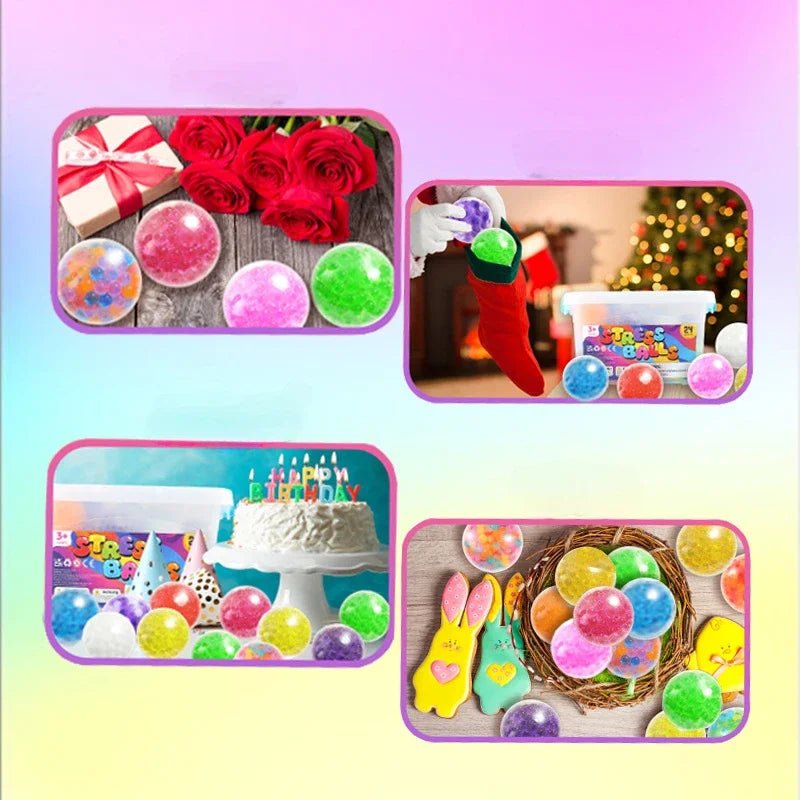 Vent Water Bead Ball Squeezing Toy 3.5cmtpr Soft Glue Children Adult Squeeze Ball Grape Ball Play Stress Reliever Toys For Kids - StarJam