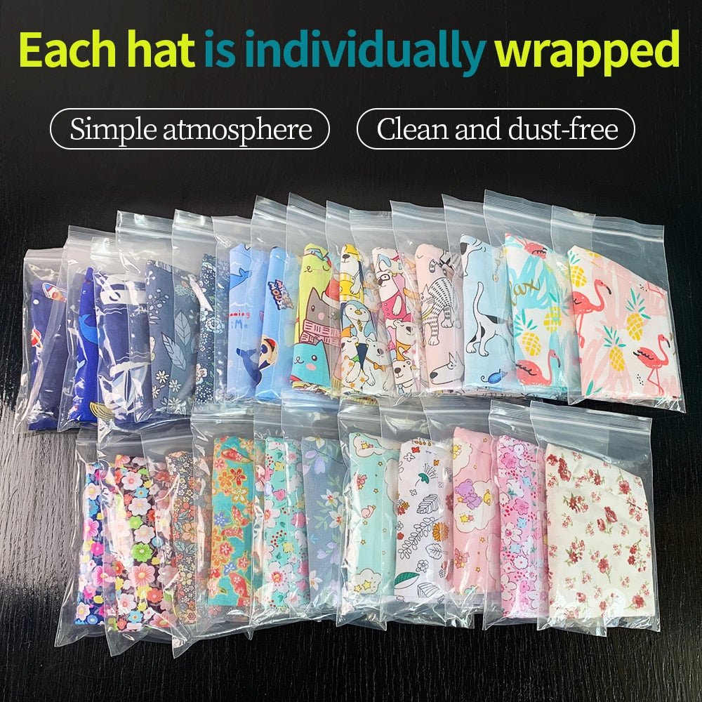 Wholesale 100%cotton Penguin Cartoon Printing Medical Women Nurse Hats Adjustable Beautician Scrub Hat Pet Shop Lab Scrubs Cap - StarJam Gifts