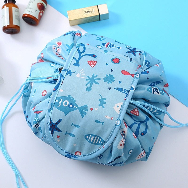 Women Drawstring Cosmetic Bag Travel Storage Makeup Bag Organizer Female Make Up Pouch Portable Waterproof Toiletry Beauty Case - StarJam Gifts