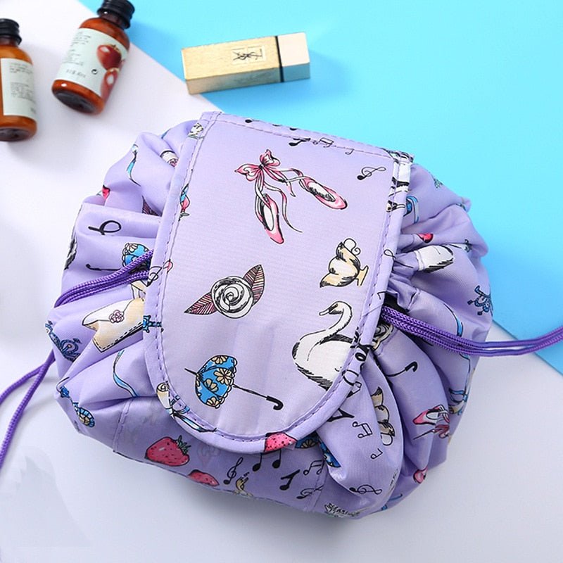 Women Drawstring Cosmetic Bag Travel Storage Makeup Bag Organizer Female Make Up Pouch Portable Waterproof Toiletry Beauty Case - StarJam Gifts