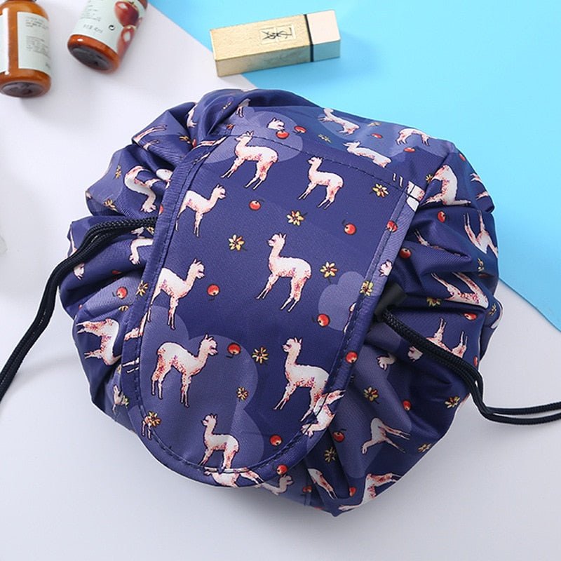 Women Drawstring Cosmetic Bag Travel Storage Makeup Bag Organizer Female Make Up Pouch Portable Waterproof Toiletry Beauty Case - StarJam Gifts