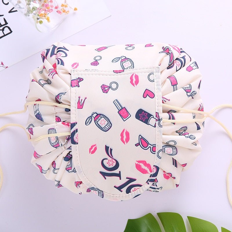 Women Drawstring Cosmetic Bag Travel Storage Makeup Bag Organizer Female Make Up Pouch Portable Waterproof Toiletry Beauty Case - StarJam Gifts