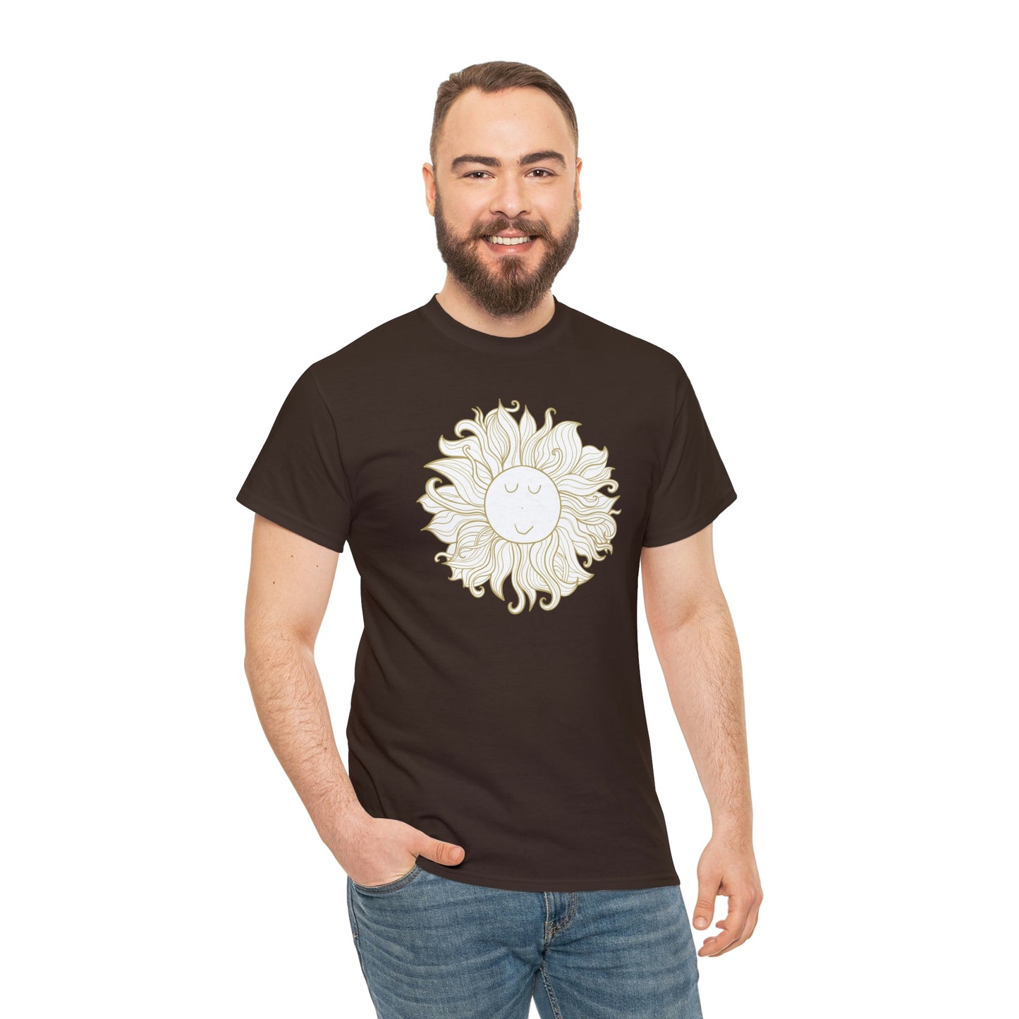 Happy Sun Motivational T-shirt - Inspiring Graphic Tee For Men And Women | Inspiring Words | Positive Vibes | Unique Design | Perfect Gift | Best Quality Tee