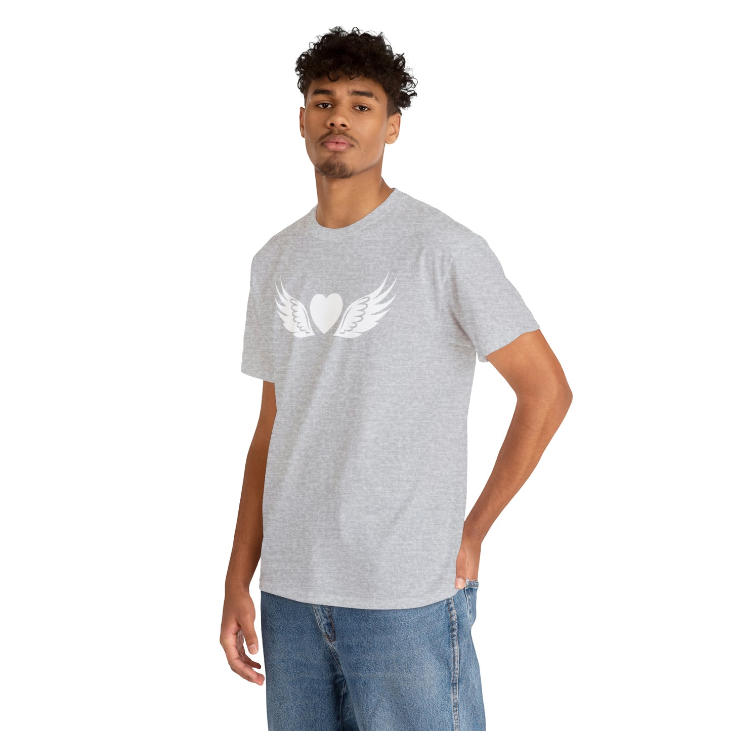 Heart Angel Motivational T-shirt - Inspiring Graphic Tee For Men And Women | Inspiring Words | Positive Vibes | Unique Design | Perfect Gift | Best Quality Tee