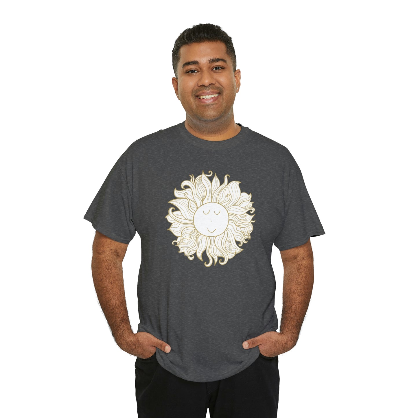 Happy Sun Motivational T-shirt - Inspiring Graphic Tee For Men And Women | Inspiring Words | Positive Vibes | Unique Design | Perfect Gift | Best Quality Tee