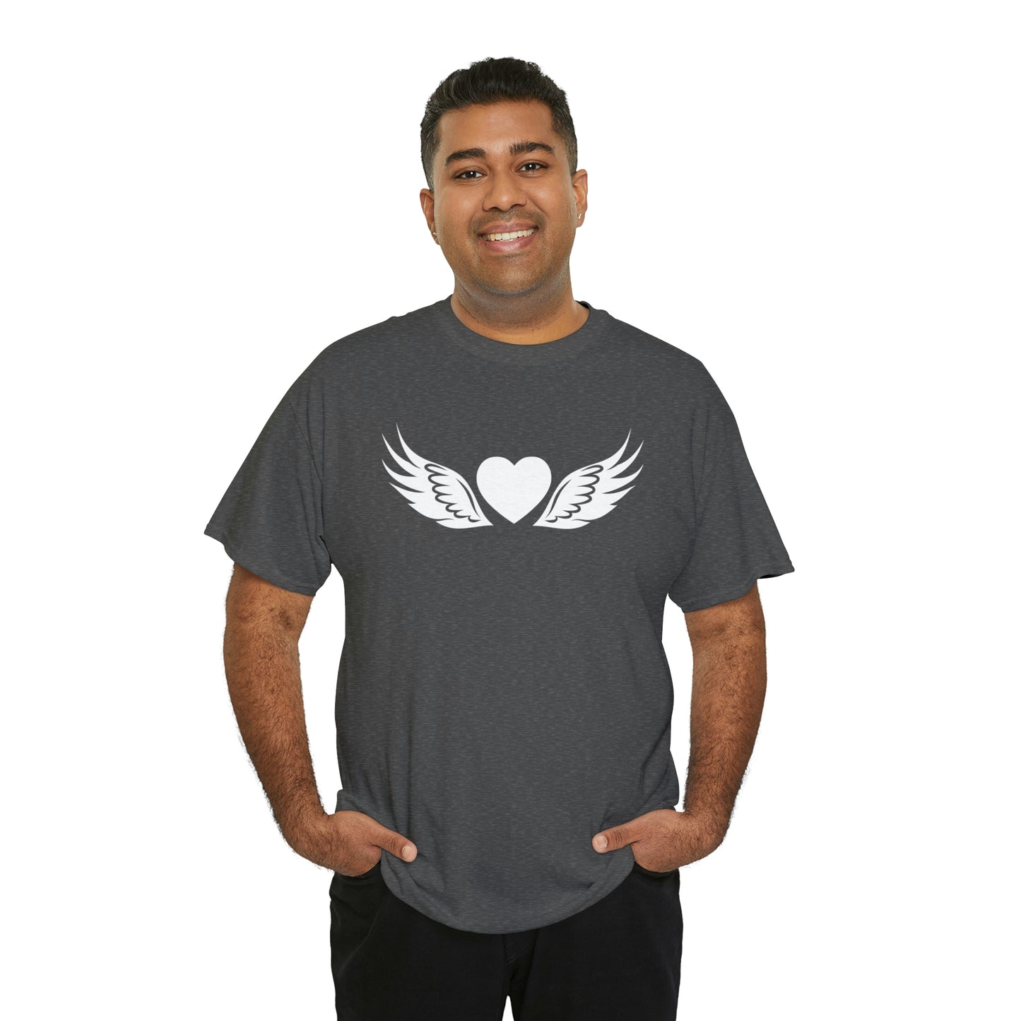 Heart Angel Motivational T-shirt - Inspiring Graphic Tee For Men And Women | Inspiring Words | Positive Vibes | Unique Design | Perfect Gift | Best Quality Tee