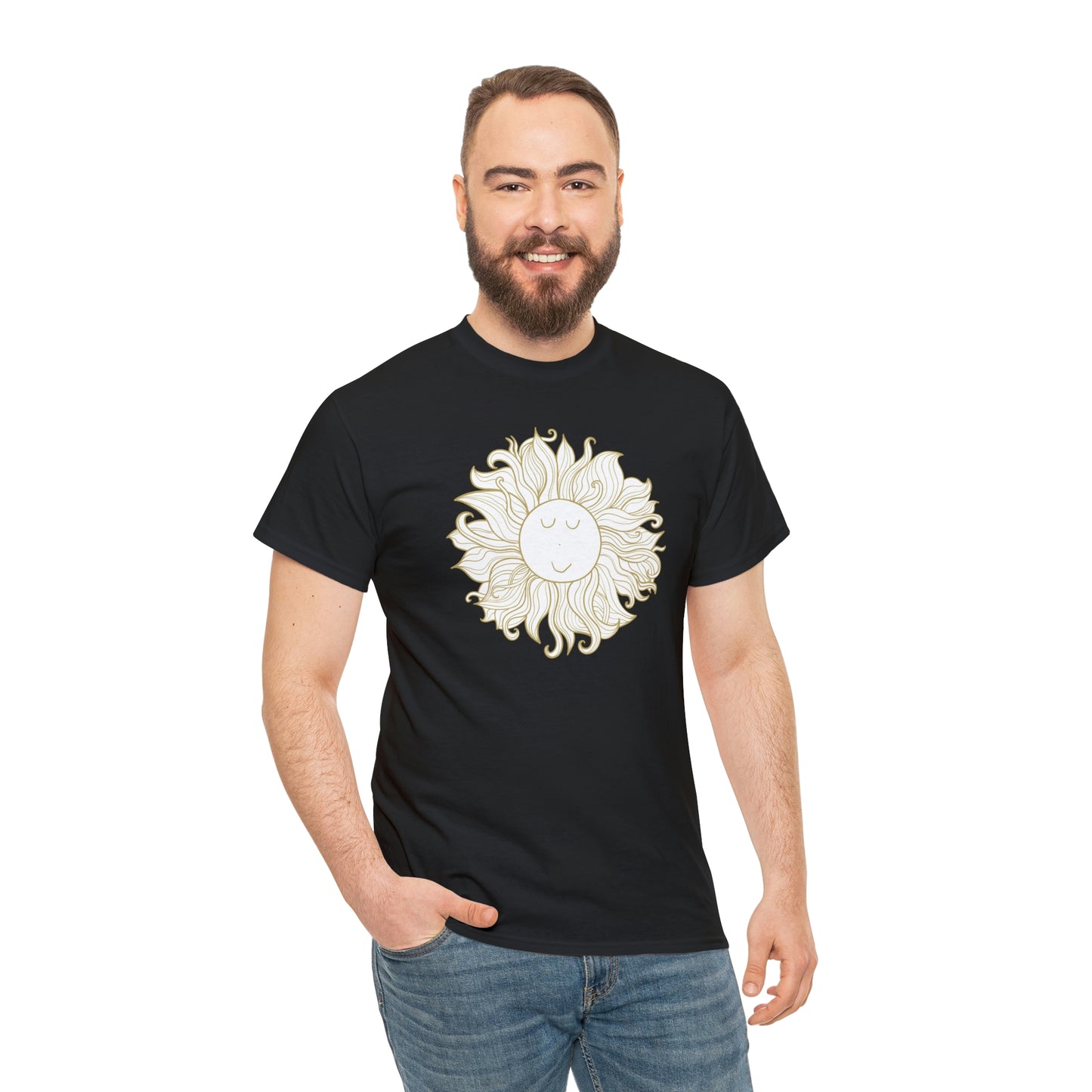 Happy Sun Motivational T-shirt - Inspiring Graphic Tee For Men And Women | Inspiring Words | Positive Vibes | Unique Design | Perfect Gift | Best Quality Tee