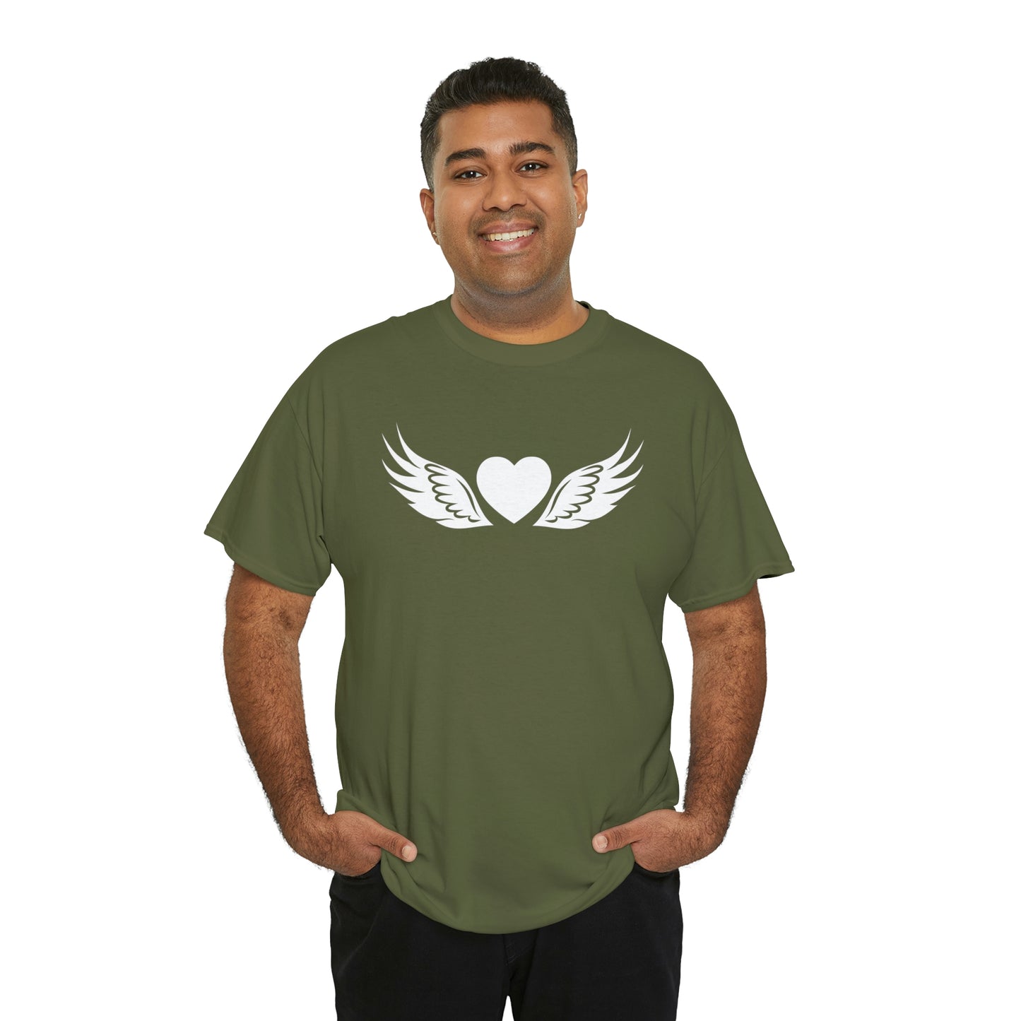 Heart Angel Motivational T-shirt - Inspiring Graphic Tee For Men And Women | Inspiring Words | Positive Vibes | Unique Design | Perfect Gift | Best Quality Tee