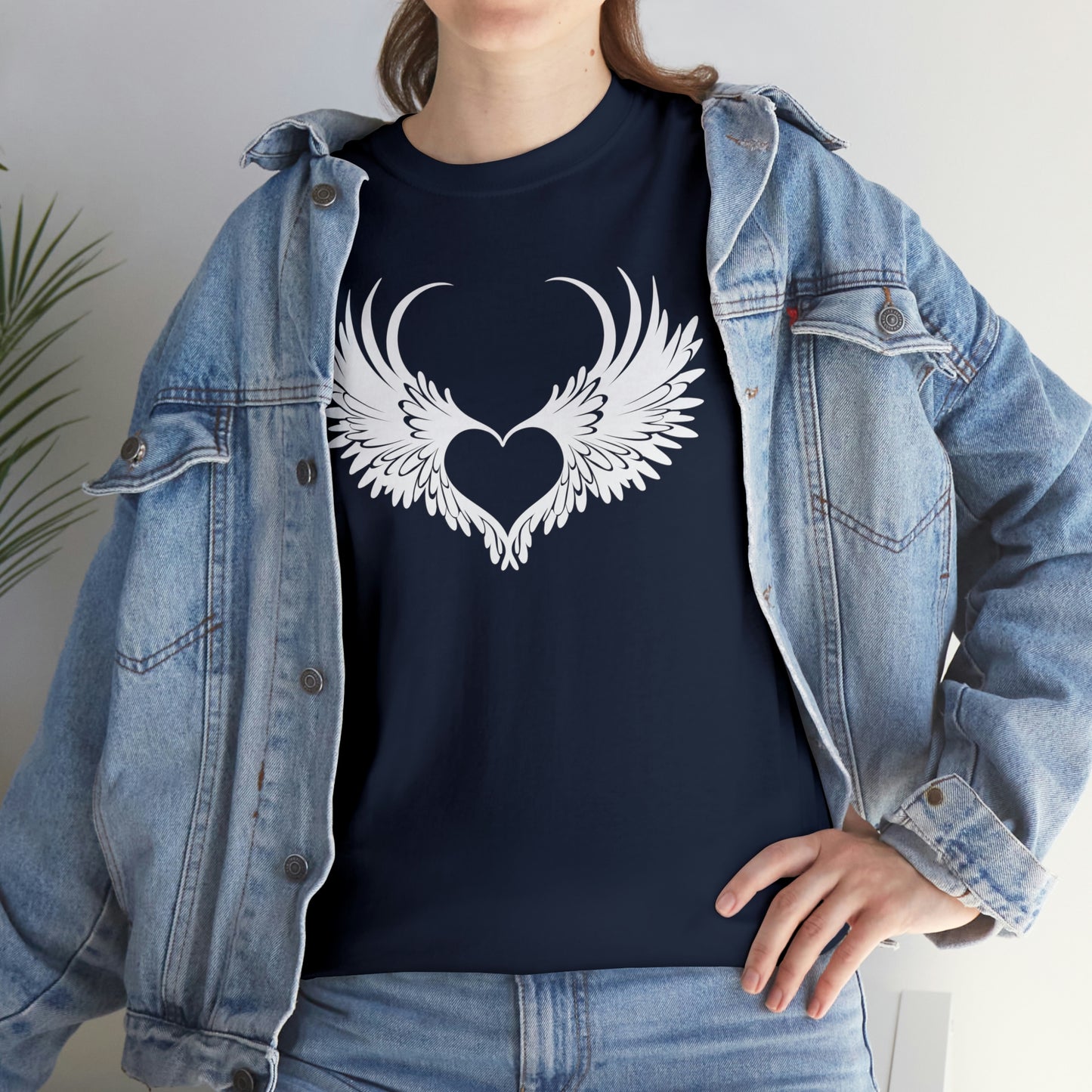 Angel Heart Motivational T-shirt - Inspiring Graphic Tee For Men And Women | Inspiring Words | Positive Vibes | Unique Design | Perfect Gift | Best Quality Tee