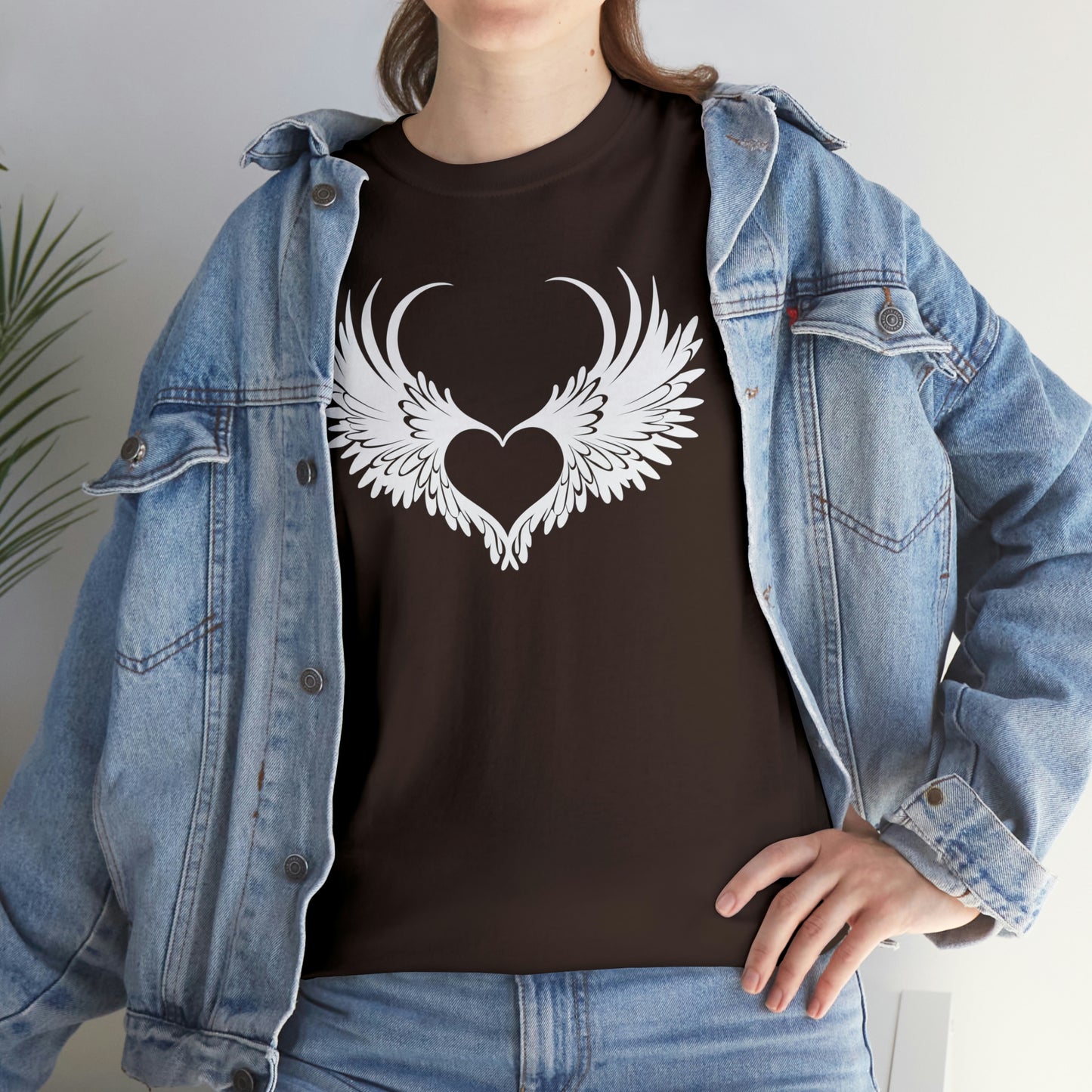 Angel Heart Motivational T-shirt - Inspiring Graphic Tee For Men And Women | Inspiring Words | Positive Vibes | Unique Design | Perfect Gift | Best Quality Tee