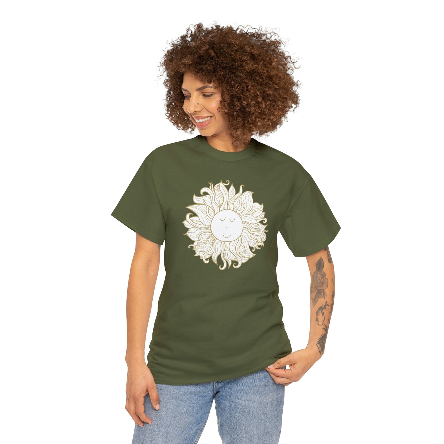 Happy Sun Motivational T-shirt - Inspiring Graphic Tee For Men And Women | Inspiring Words | Positive Vibes | Unique Design | Perfect Gift | Best Quality Tee