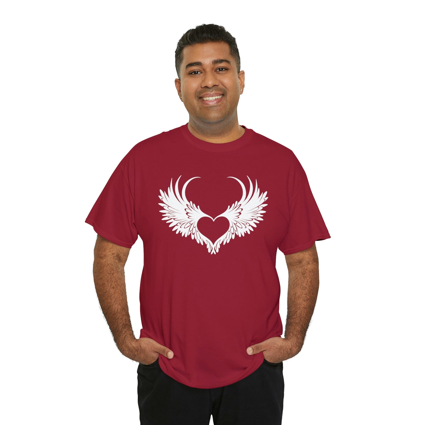 Angel Heart Motivational T-shirt - Inspiring Graphic Tee For Men And Women | Inspiring Words | Positive Vibes | Unique Design | Perfect Gift | Best Quality Tee