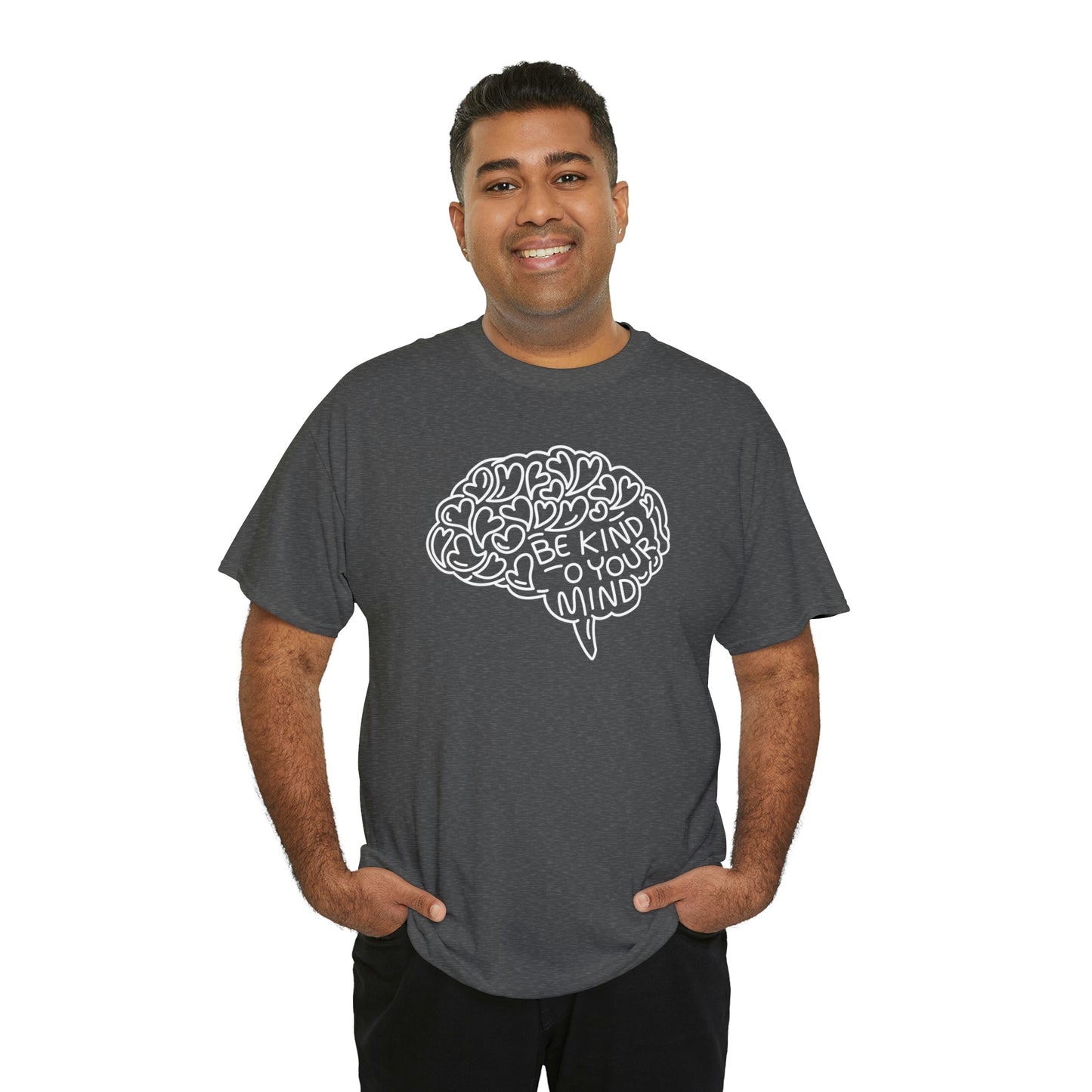 Kind Mind Motivational T-shirt - Inspiring Graphic Tee For Men And Women | Inspiring Words | Positive Vibes | Unique Design | Perfect Gift | Best Quality Tee