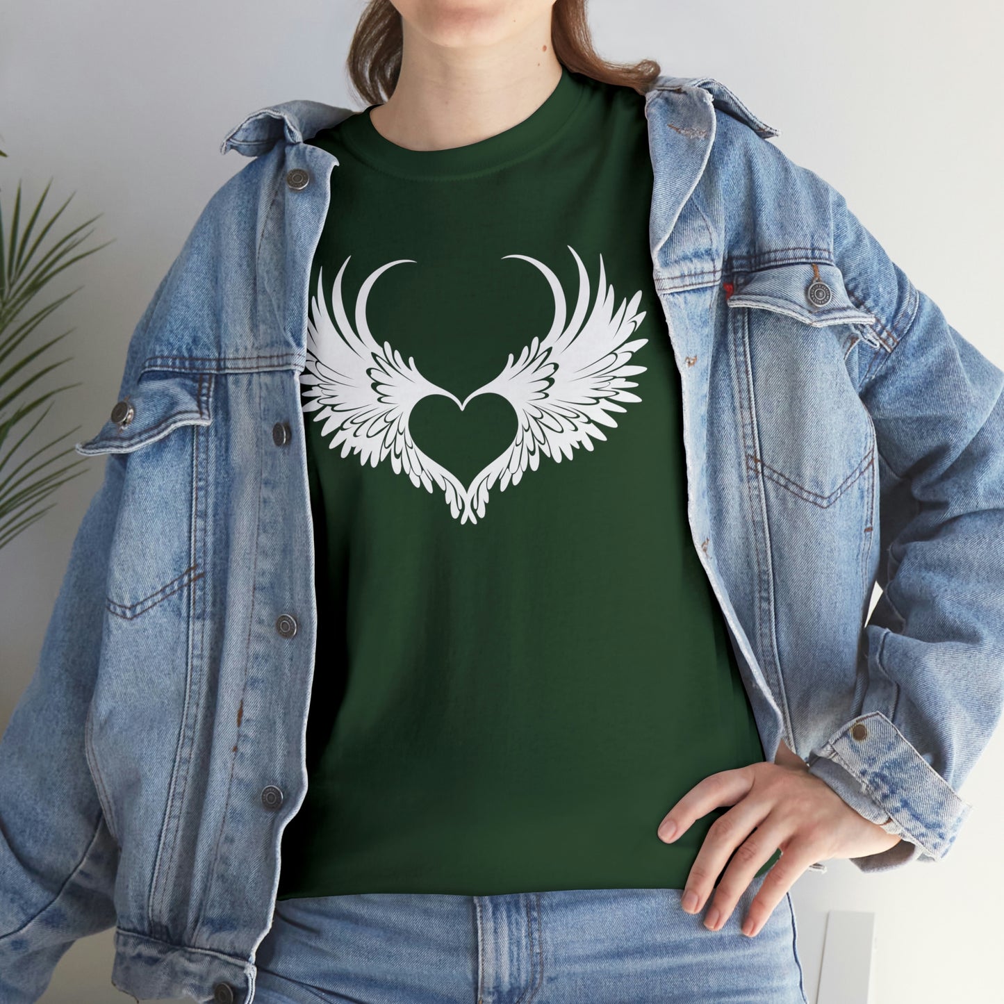 Angel Heart Motivational T-shirt - Inspiring Graphic Tee For Men And Women | Inspiring Words | Positive Vibes | Unique Design | Perfect Gift | Best Quality Tee