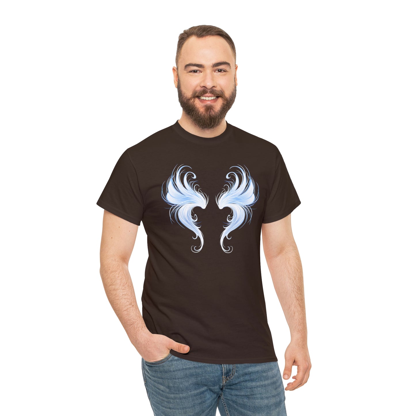Angel Wing Motivational T-shirt - Inspiring Graphic Tee For Men And Women | Inspiring Words | Positive Vibes | Unique Design | Perfect Gift | Best Quality Tee