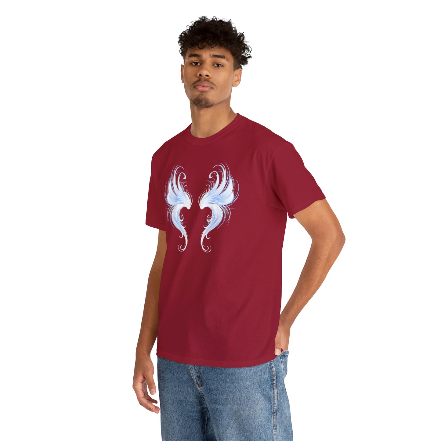 Angel Wing Motivational T-shirt - Inspiring Graphic Tee For Men And Women | Inspiring Words | Positive Vibes | Unique Design | Perfect Gift | Best Quality Tee