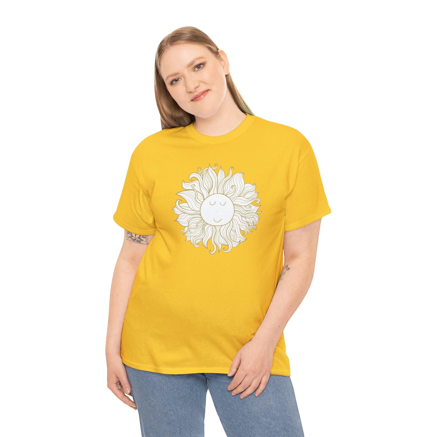 Happy Sun Motivational T-shirt - Inspiring Graphic Tee For Men And Women | Inspiring Words | Positive Vibes | Unique Design | Perfect Gift | Best Quality Tee