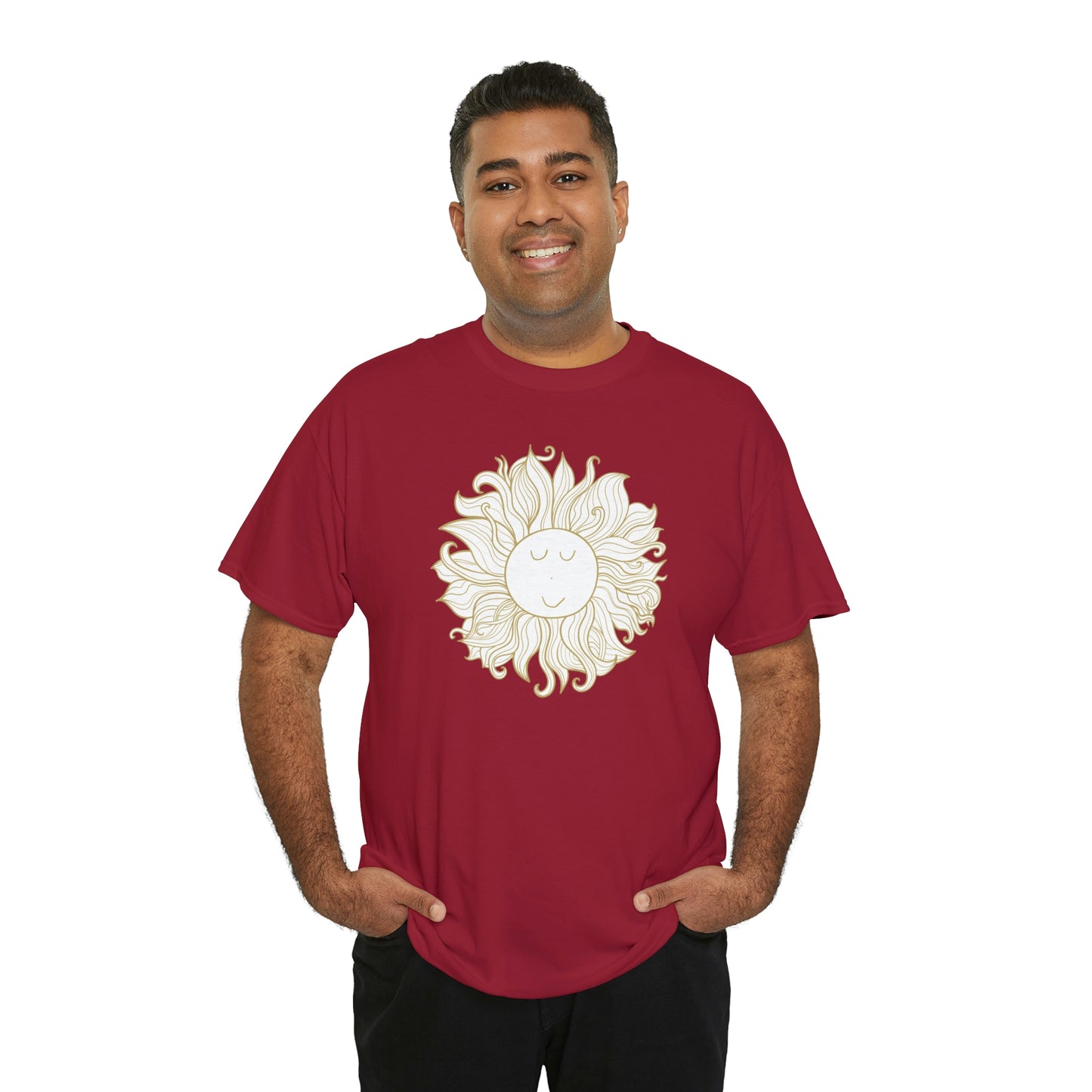 Happy Sun Motivational T-shirt - Inspiring Graphic Tee For Men And Women | Inspiring Words | Positive Vibes | Unique Design | Perfect Gift | Best Quality Tee