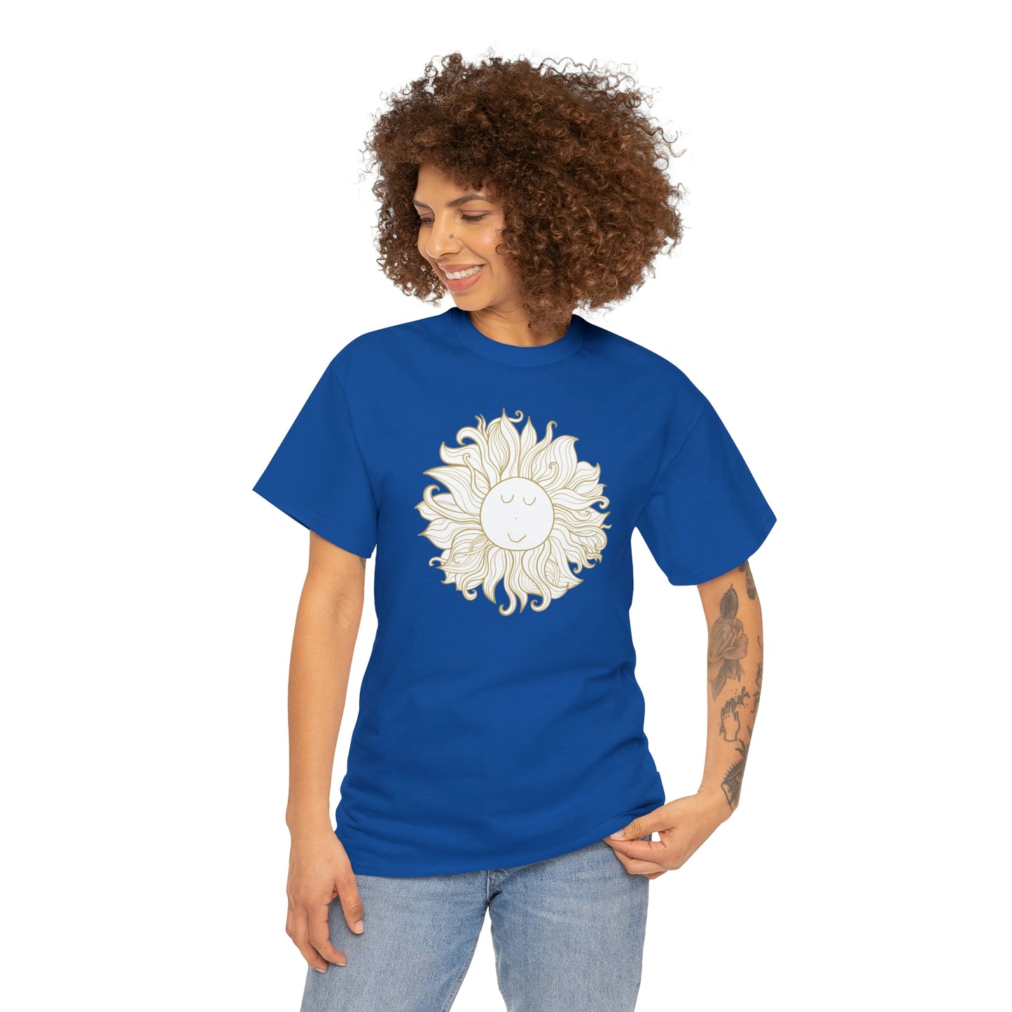 Happy Sun Motivational T-shirt - Inspiring Graphic Tee For Men And Women | Inspiring Words | Positive Vibes | Unique Design | Perfect Gift | Best Quality Tee