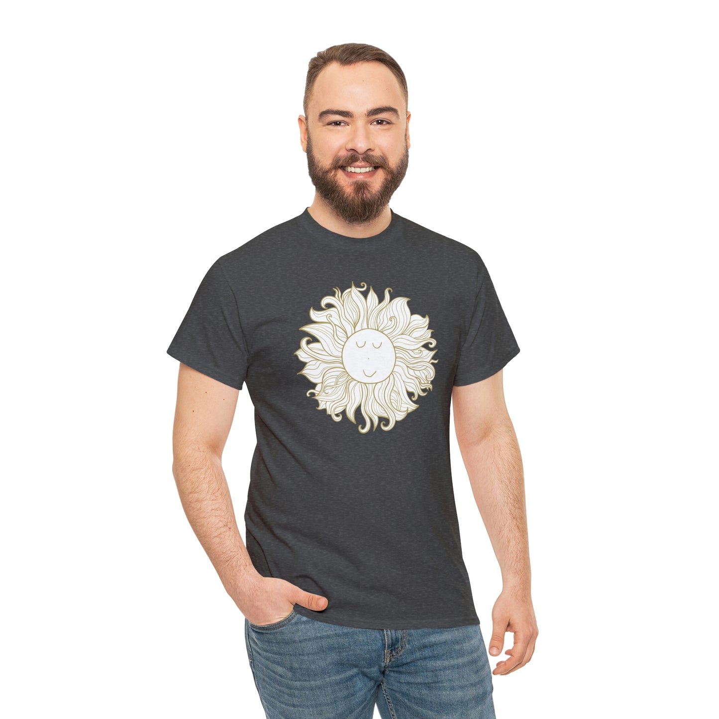 Happy Sun Motivational T-shirt - Inspiring Graphic Tee For Men And Women | Inspiring Words | Positive Vibes | Unique Design | Perfect Gift | Best Quality Tee