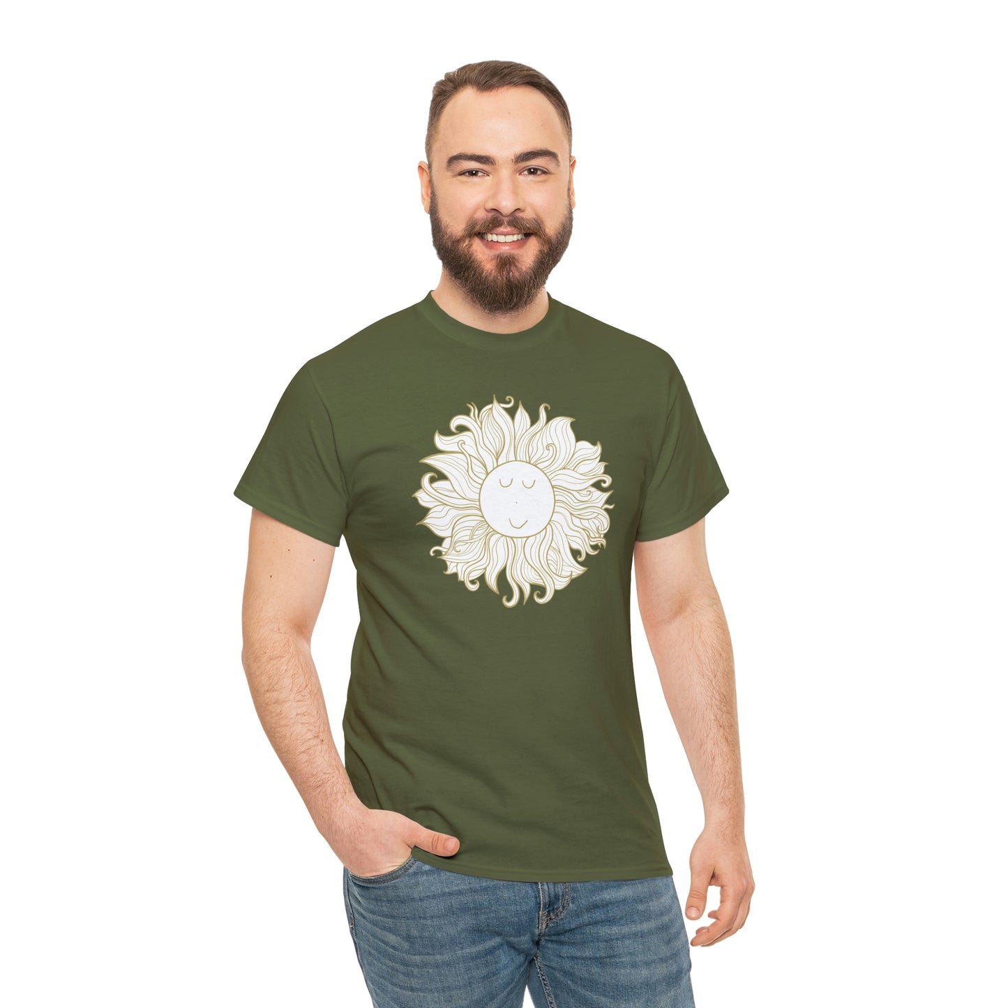 Happy Sun Motivational T-shirt - Inspiring Graphic Tee For Men And Women | Inspiring Words | Positive Vibes | Unique Design | Perfect Gift | Best Quality Tee