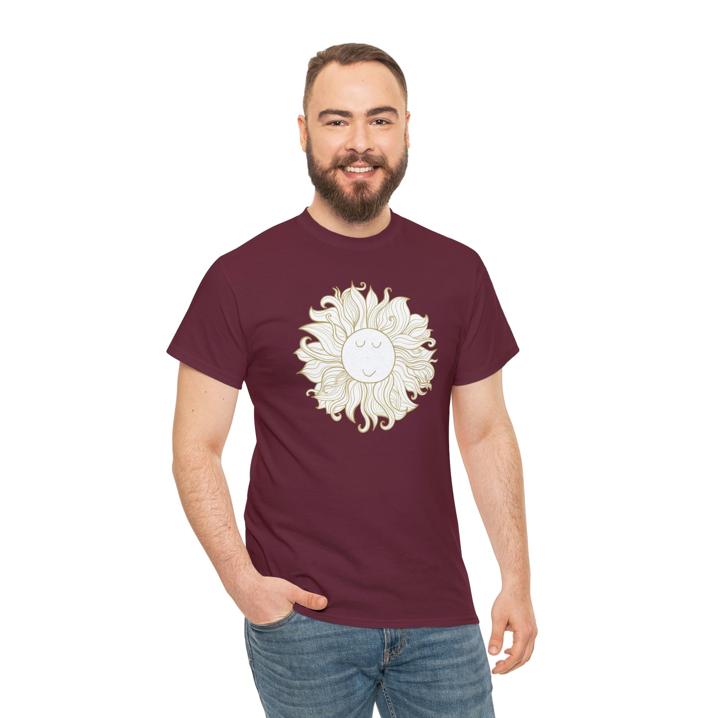 Happy Sun Motivational T-shirt - Inspiring Graphic Tee For Men And Women | Inspiring Words | Positive Vibes | Unique Design | Perfect Gift | Best Quality Tee