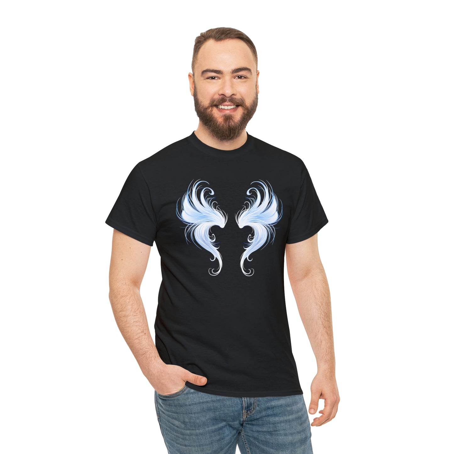 Angel Wing Motivational T-shirt - Inspiring Graphic Tee For Men And Women | Inspiring Words | Positive Vibes | Unique Design | Perfect Gift | Best Quality Tee