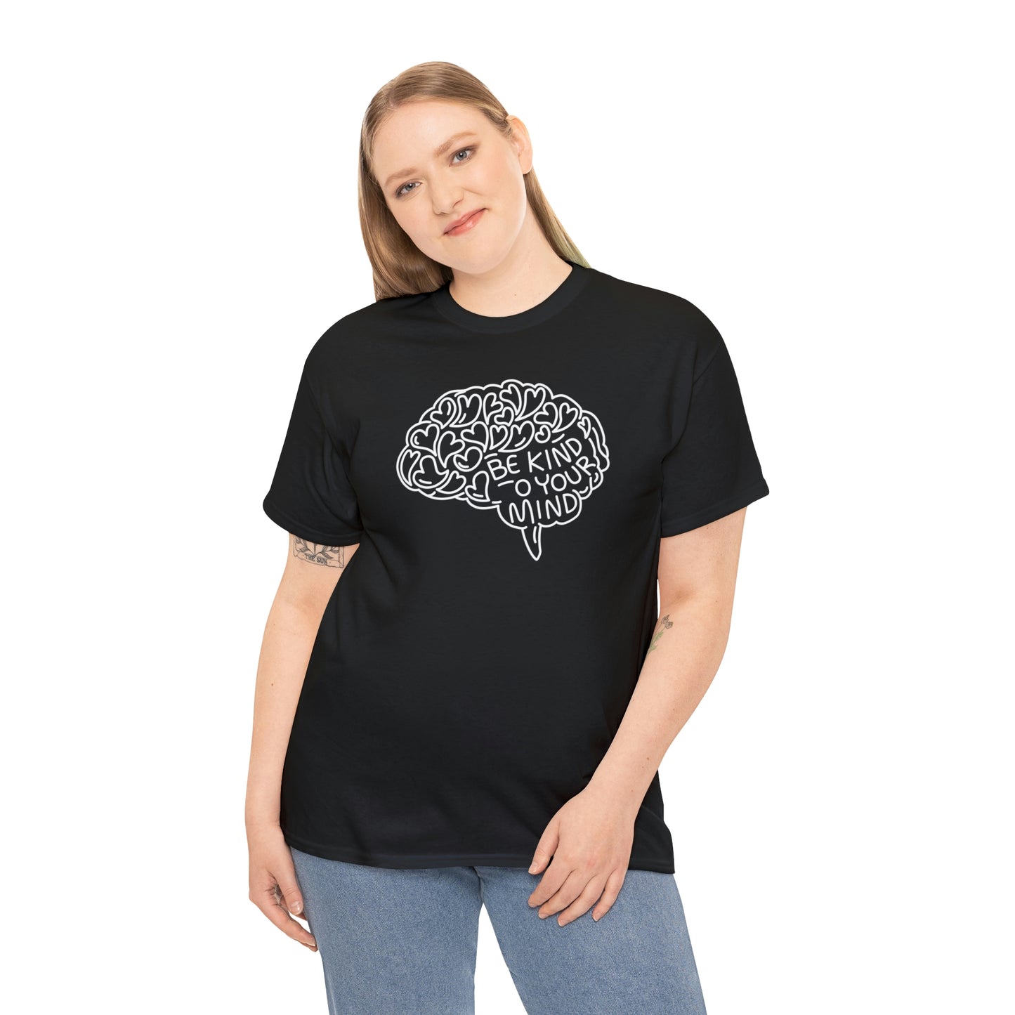 Kind Mind Motivational T-shirt - Inspiring Graphic Tee For Men And Women | Inspiring Words | Positive Vibes | Unique Design | Perfect Gift | Best Quality Tee