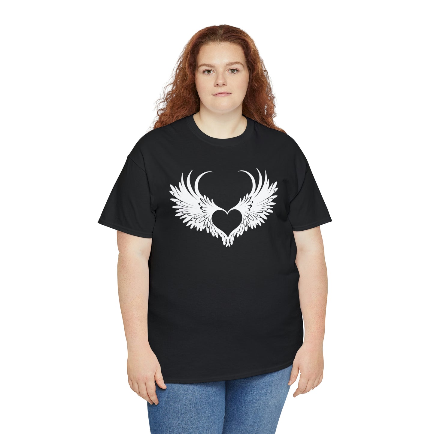 Angel Heart Motivational T-shirt - Inspiring Graphic Tee For Men And Women | Inspiring Words | Positive Vibes | Unique Design | Perfect Gift | Best Quality Tee